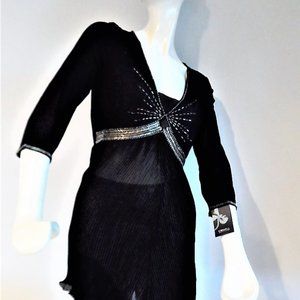 ORWELL SELECTED STYLE LUXURY LONG  CHIC  TUNICS  94% VISCOSE  6%LYCRA NWT